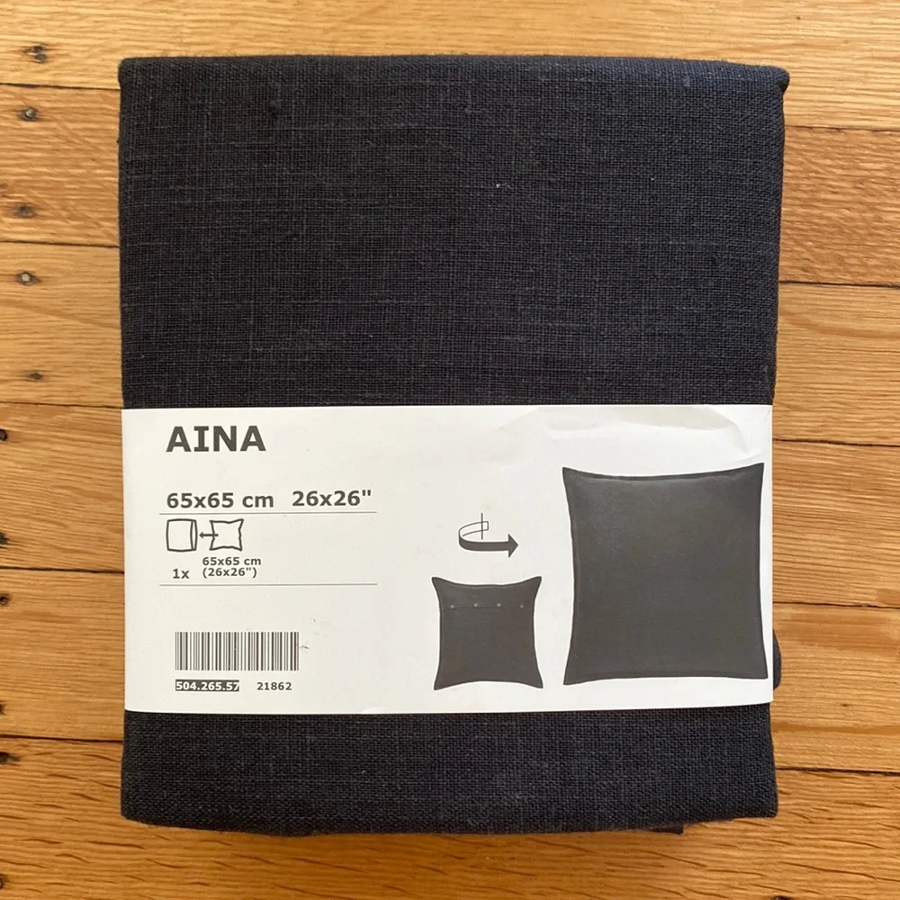 IKEA Dark Grey Pillows (brand new)